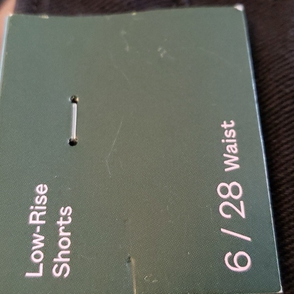 Wild Fable Distressed Low Rise Raw Hem Denim Shorts in Black Size 6 28W - Picture 5 of 14